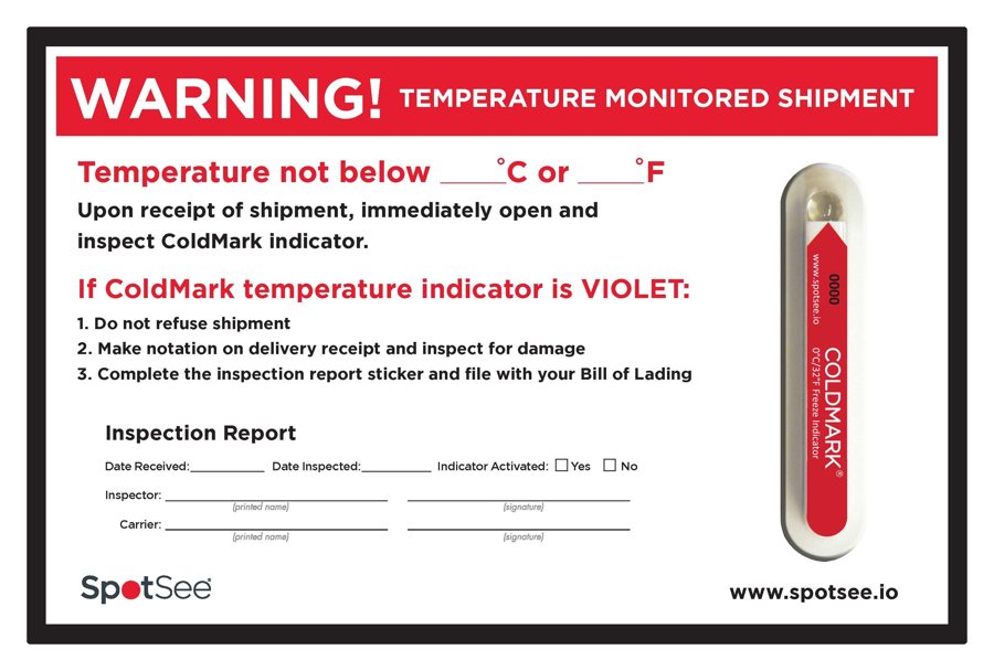 ColdMark — Low-temperature indicator