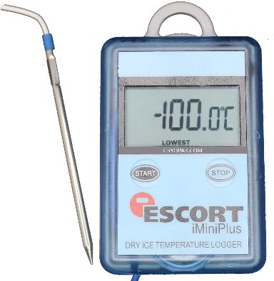 iMiniPlus Dry Ice — Záznamník pro suchý led se sondou do −100 °C