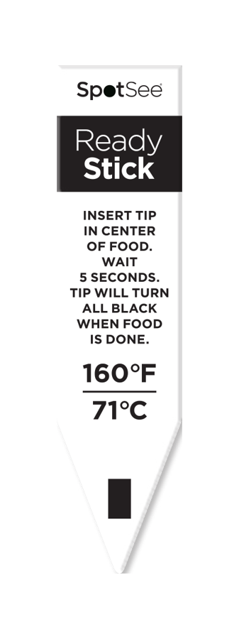 ReadyStick — Single-use stick thermometer for food
