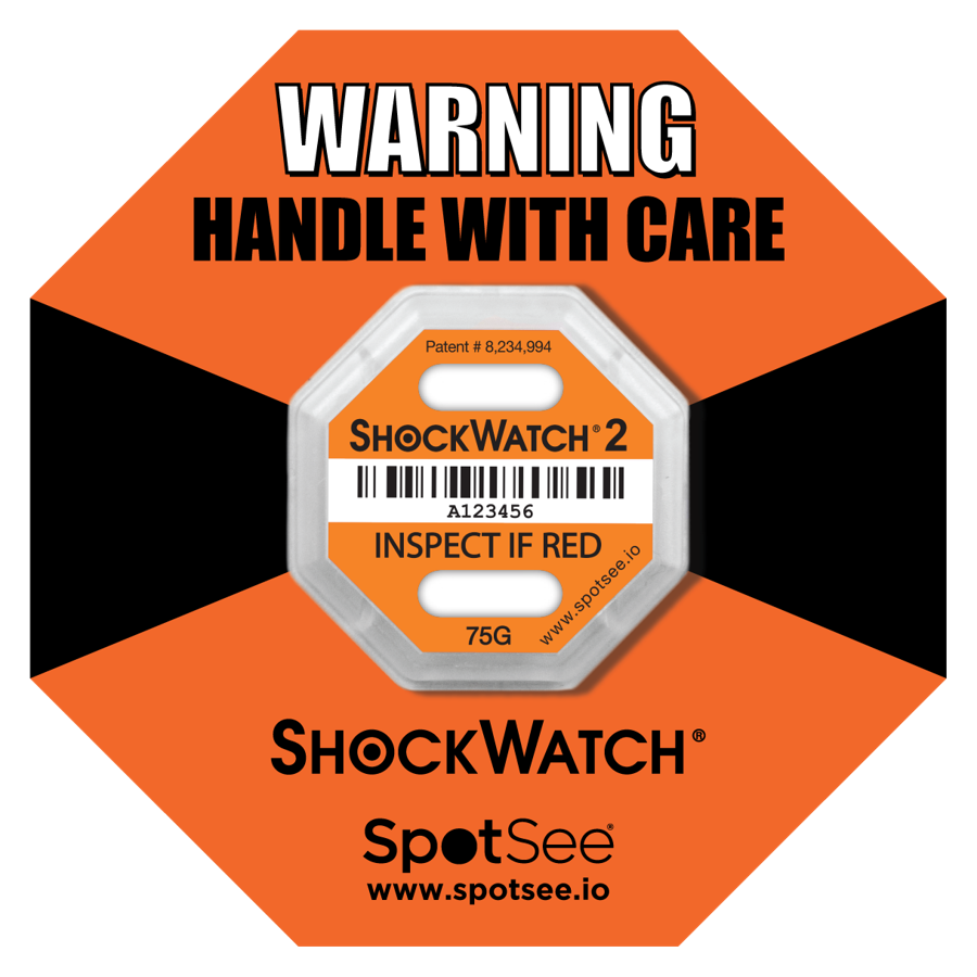 ShockWatch 2 — Single-use impact indicator for packaging