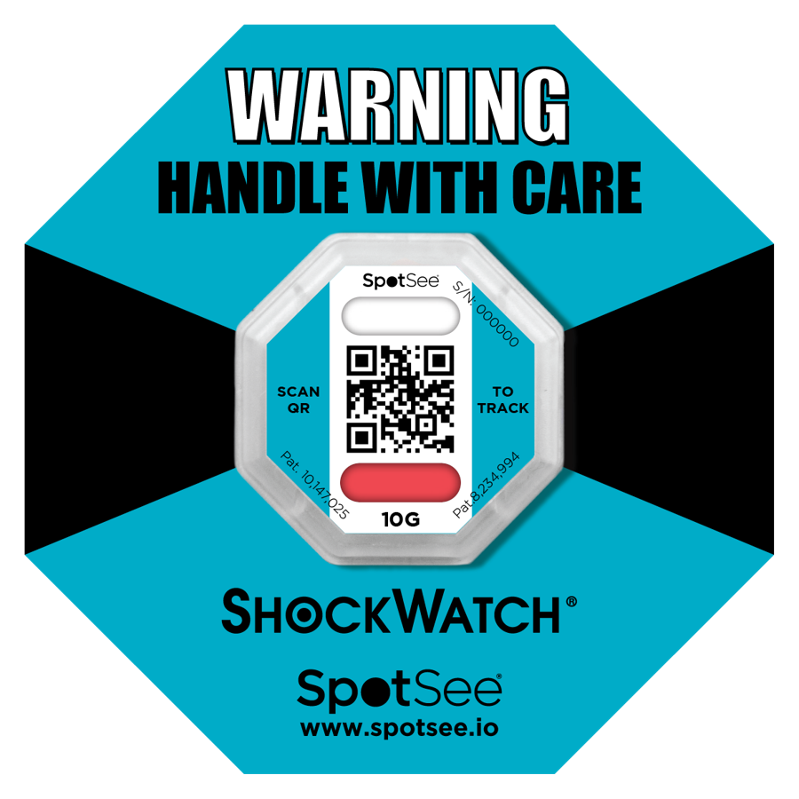 ShockWatch 2 QR — Indikátor nárazu se záznamem dat po naskenování telefonem